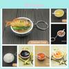 Adorable Simulated Food Mini Bowl Key Chain Pendant Decorations