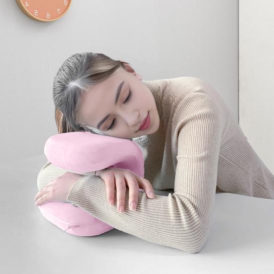 Memory Cotton Lie-prone Nap Pillow Ergonomic Arm Comfort Pillow for Adults Slow