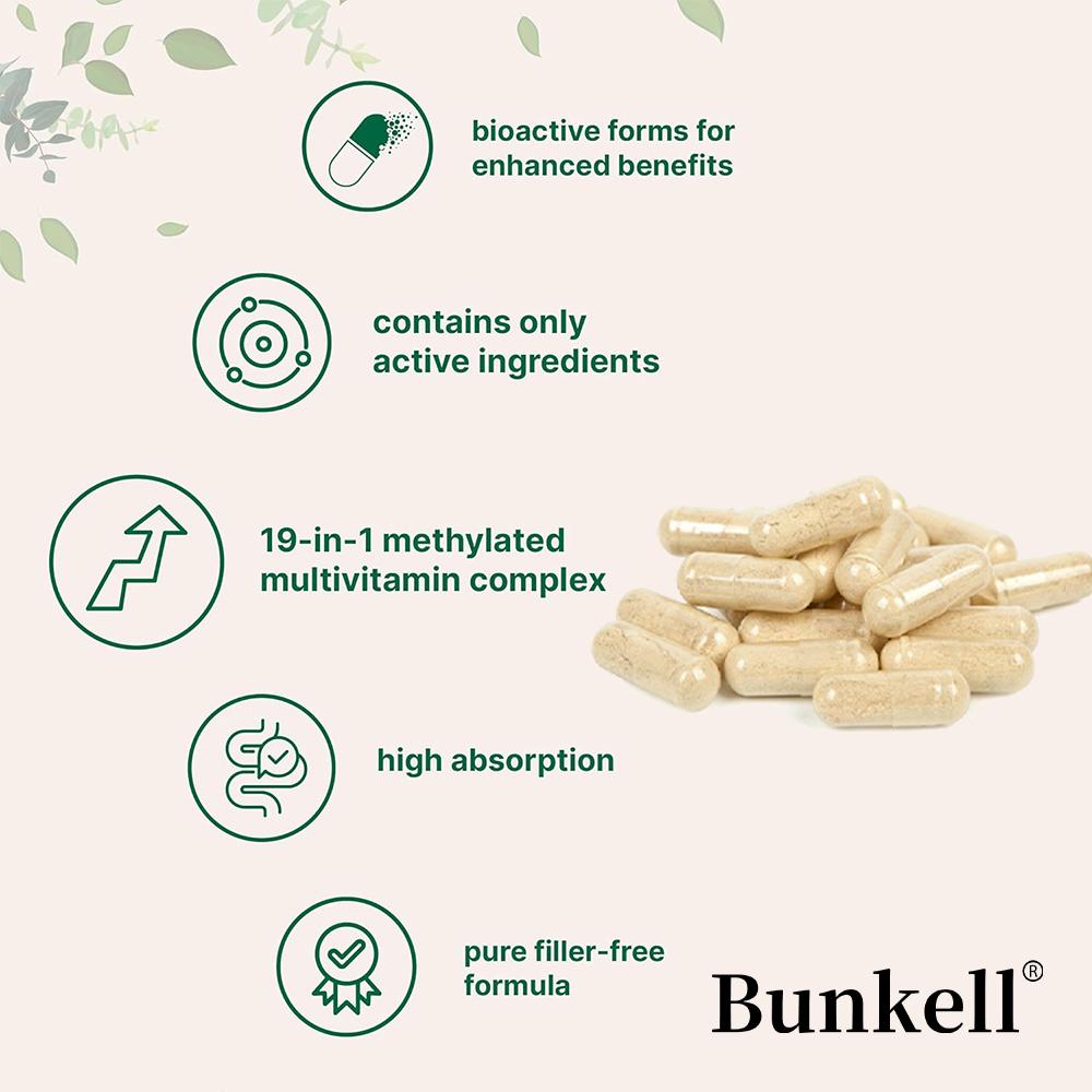 Methylated multivitamin capsules, 120 capsules
