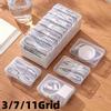 Durable Cable Organizer Box Clear Desktop Cable Organizer Data Cable Storage Box  Home Use