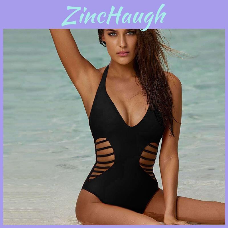 Seksowny Damski Strój Kąpielowy Jednoczęściowy Monokini Kąpielowy Bikini Usztywniane Push Up