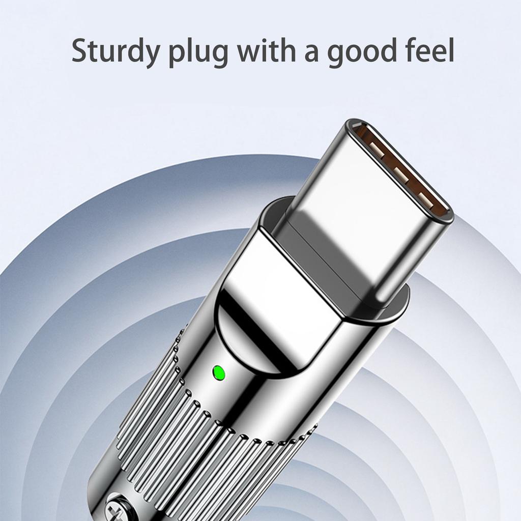 Zinc Alloy 6A Fast Charging TPE Liquid Silicone 120w Phone Charging Cable Data Cable