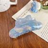 Hair Grab Clip Acetic Acid Barrettes Illusory Color Geometry Hair Claw  Hair Accessories