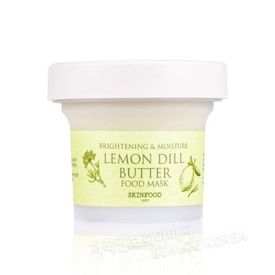 Lebensmittelmaske mit Zitronen-Dill-Butter, 120 g