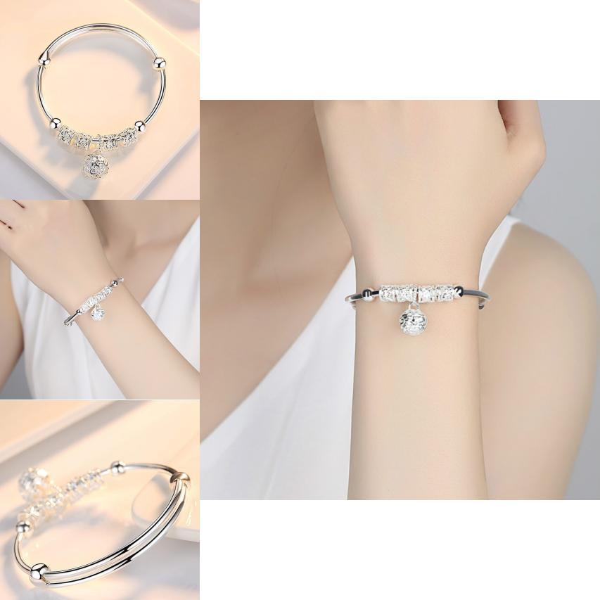 Quality Exquisite High Fashion Cute Ball Cuff Bracelet Chain Bangles Jewelry Women For