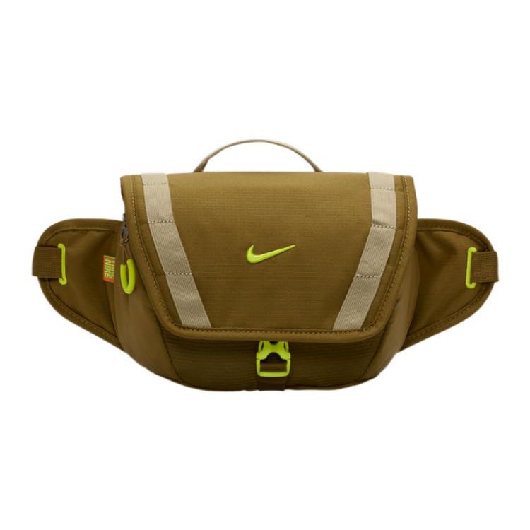 

Nike Woven Strap Design Fabric Shoulder Crossbody Waist Bag Unisex bags Olive-Green DJ9681-368 Olive Green