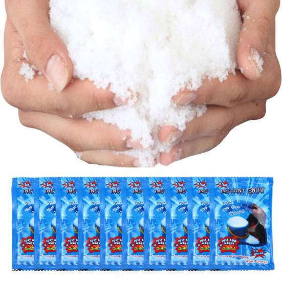 Fake Snow Powder Christmas Artificial Flake Faux Snow Powder Filler for DIY Crafts Holiday Decoration