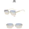 Ladies Sunglasses, Threaded Frameless Trimmed Sunglasses, Stylish Square Sunglasses