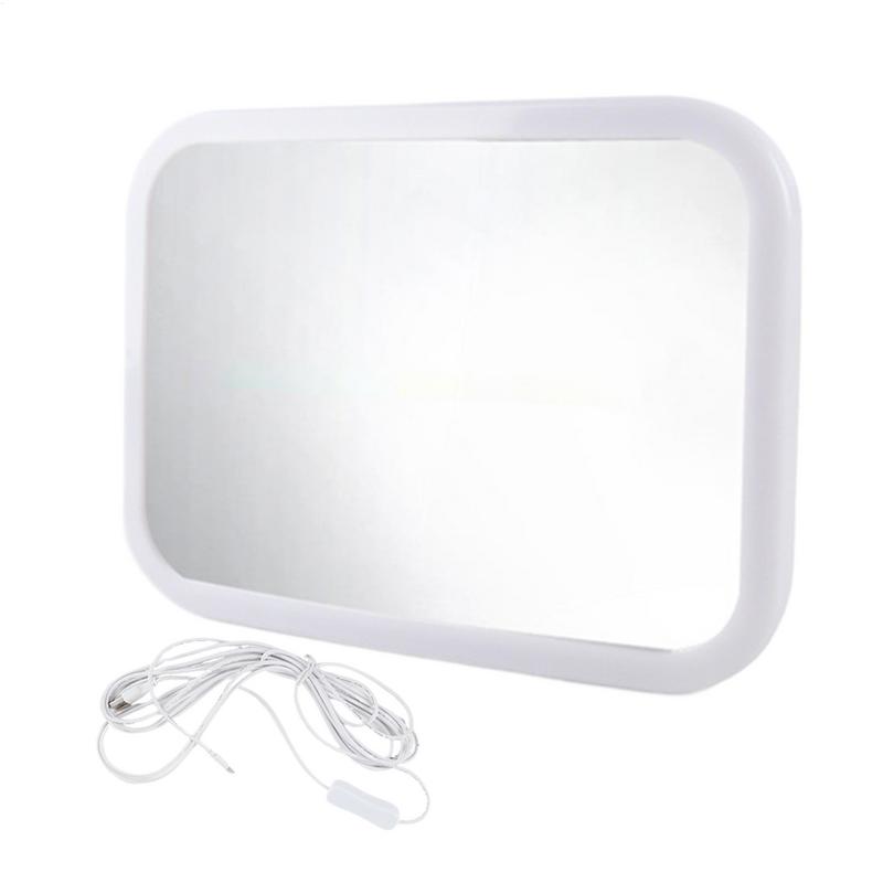 

Mirror For Car Seat Rear Facing Wide Angle LED Looking Glass USB Rearview Wide View Toddler Mirror For Interior Car Dash United States