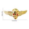 3D Metal Car Sticker Angel Wings Car Decal Skeleton Car Emblem Decoration Sticker Auto Emblem Fashionable Car Badges Stickers