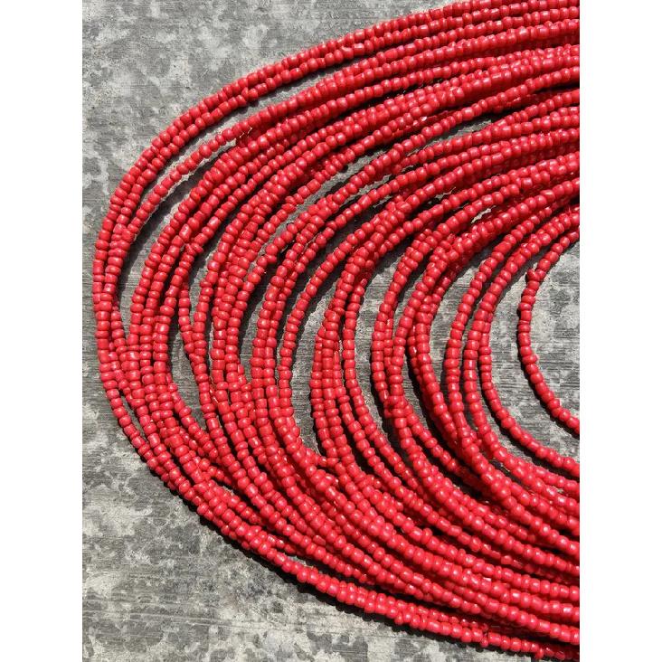 Bohemian Fashion Handmade Beaded Multi-layer Red Beaded Women's Necklaces Seaside Vacation Jewelry