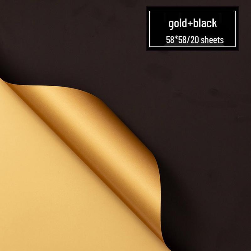 Tweekleurig Bloemenboeket Inpakpapier voor Verse Bloemen - Oya Papier