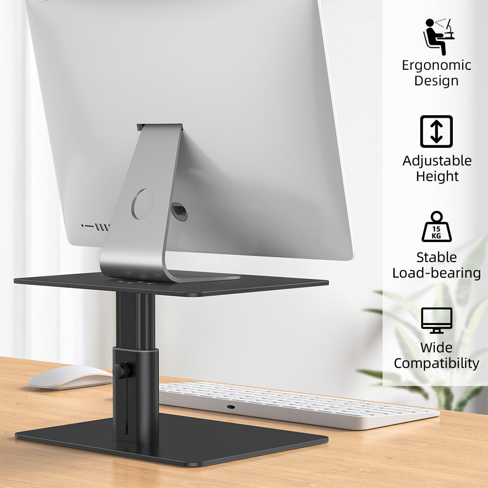 

LENUO DL-202 Adjustable Laptop Stand for Desk Aluminum Alloy Laptop Riser Holder