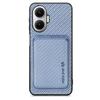 For POCO F7 G  Wallet Card Holder Cover for Xiaomi POCOF7 Redmi Turbo 4 Pro Wireless Charger Magnetic Carbon Fibre Case