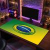 Mouse Pad Escudo da Seleção Brasileira de Futebol, Tapete de Mesa Estendido de Borracha Antiderrapante para Gaming, Escritório, Laptop, Presente para Fã