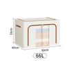 Foldable Fabric Organizer For Bedroom Storage With Clear Window And Large Capacity
