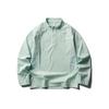 Mens Womens Quick Dry Long Sleeve T-Shirt With Half Zip Collar Loose Fit UV Protection Hiking Sport Shirt