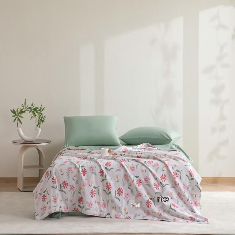 SILKUEEN Cotton Tussah Silk Summer Quilt