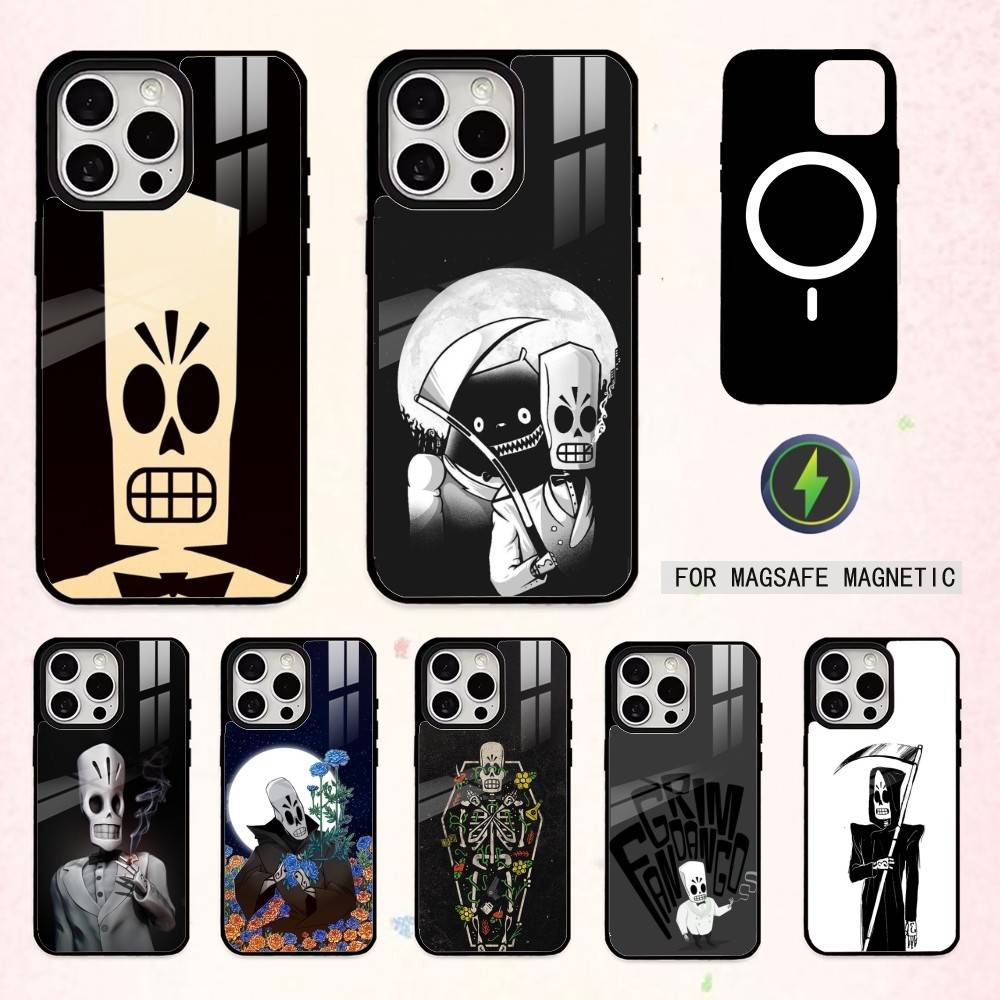 Game G-Grim F-Fandango Phone Case For iPhone17,16,15,14,13,12,11 Plus,Pro Max Magnetic For Magsafe Wireless Charging