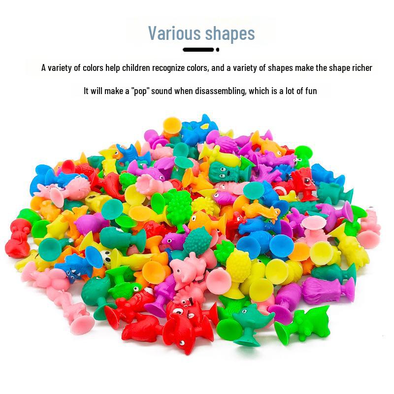 Creative Cartoon Animal Suction Cup Decompression Toys for Fun Parent-Child Interaction