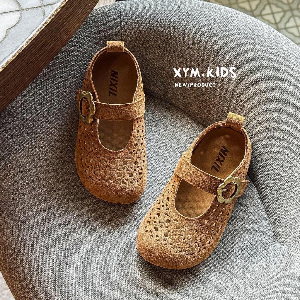 2026 Spring/Summer Kids' Retro Korean Style Soft Sole Princess Shoes