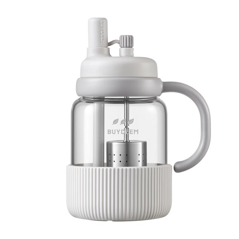 Buydeem 800ml Portable Tea Infuser Glass Bottle