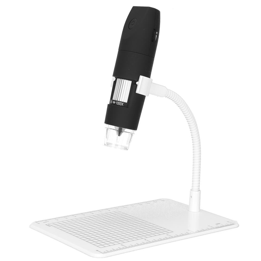 Wireless Digital Microscope 50x To 1000x Magnification 8 LED Lights HD 2MP Camera Portable Size