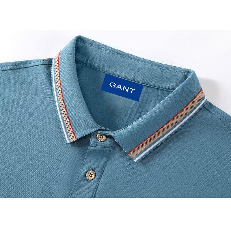 Gant Léto 2025 Nové vyšívané ležérní sportovní polo tričko s límečkem, Rychleschnoucí polo tričko