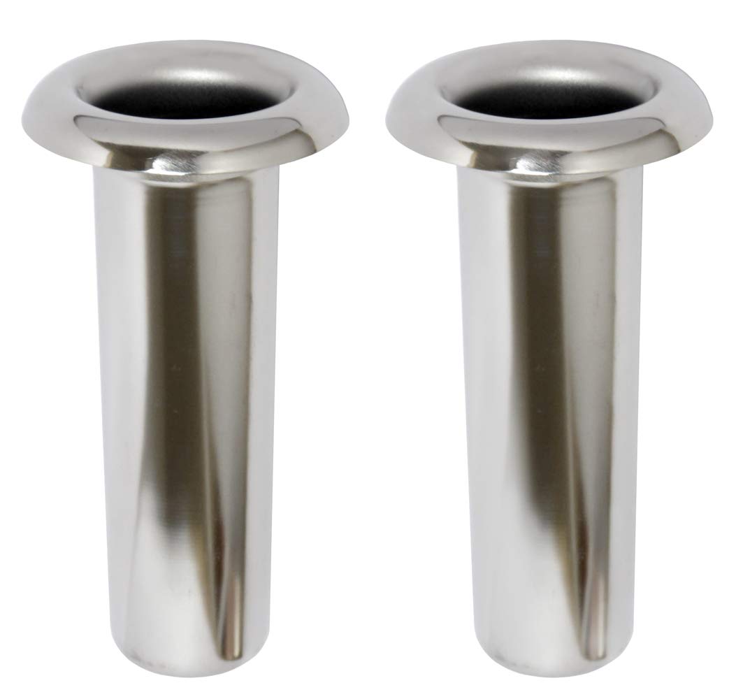 

[For Graveyards] High-Quality Stainless Steel Grave Vase, Set of 2, S-44 Large, ST Craft. Upgrade your grave vase to a premium look with just a