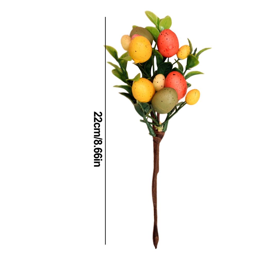 

Цветы пасхальных яиц Красочные искусственные цветы Пасхальный декор Цветочные композиции Фестивальные украшения для дома Спальня Детская комната жёлтый