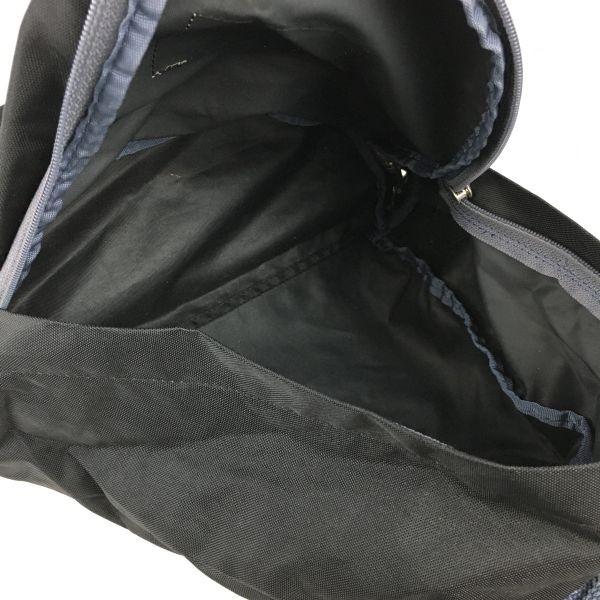 adidas Trefoil Backpack Black Nylon Material Separated Interior Design(USED)