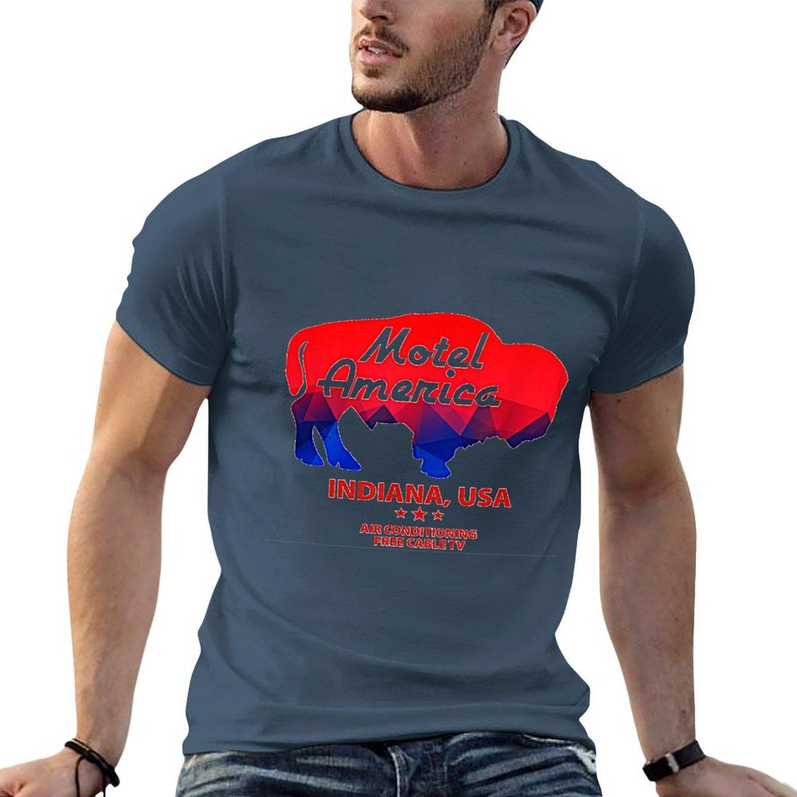 American Gods Motel America Tshirt T Shirts For Unisex Pack Cotton T Shirt Unisex Designer Funny T Shirts Cotton Tshirt S
