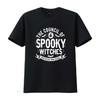 The Council Of Spooky Witches T Shirt Funny Halloween UNISEX For Men And Women Vintage Washed Graphic Slightly Homme Streetwear