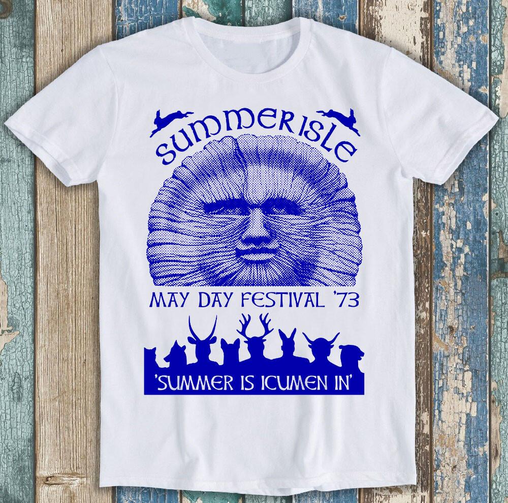 

Summerisle Festival T Shirt May Day 70s The Wickerman Retro Tee M1361 2XL