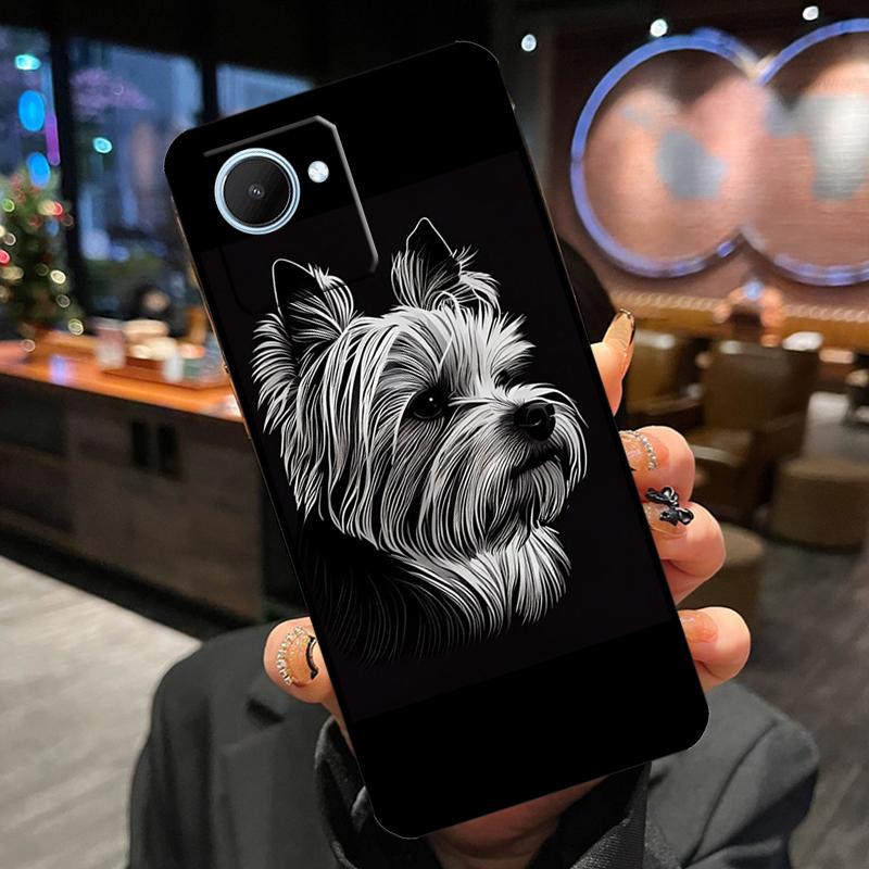 Yorkshire Terrier Dog Case For Realme 14 Pro Plus 13 12 11 15 GT6 GT7 Pro C55 C51 C35 C53 C61 C65 C67 C63 C71 C75