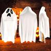 Morytrade Geisterponcho Cosplay Geist Halloween Umhang Einfach Anziehen Kostüm Kinder (130cm)