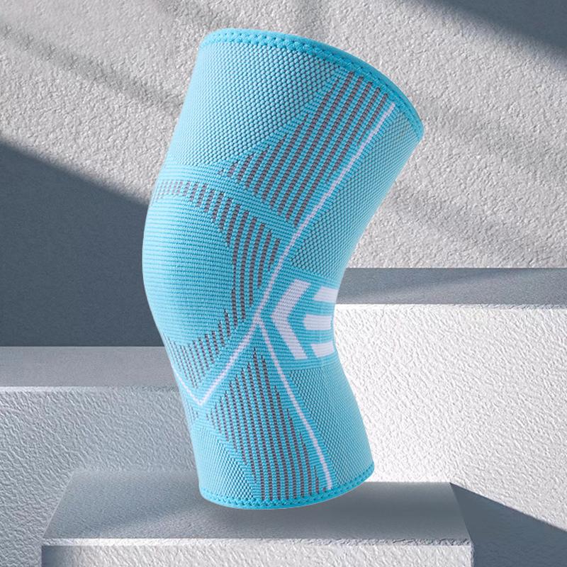 

2 Pieces Fitnesss Running Biking Knee Support Braces Elastic Nylon Fitness Compression Knee Pad Sleeve for Basketball Volleyb Practical Use M