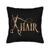 1pc Pillowcase, Barber Chair Hairdressing Chair Pillowcase for Home Use, Soft and Smooth Polyester Short Plush Fabric, Single-Sided Printed Pattern, 4