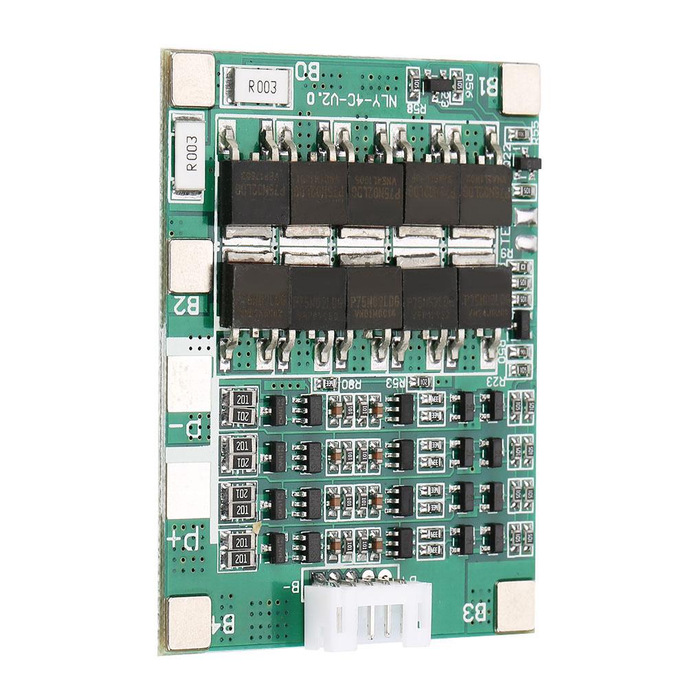 4S 50A Lithium Battery Protection Board 3.7V Li Ion Cell BMS PCB Board