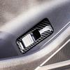 Car Styling Door Trunk Button Frame For BYD Han  Carbon Fiber Color Interior Accessories