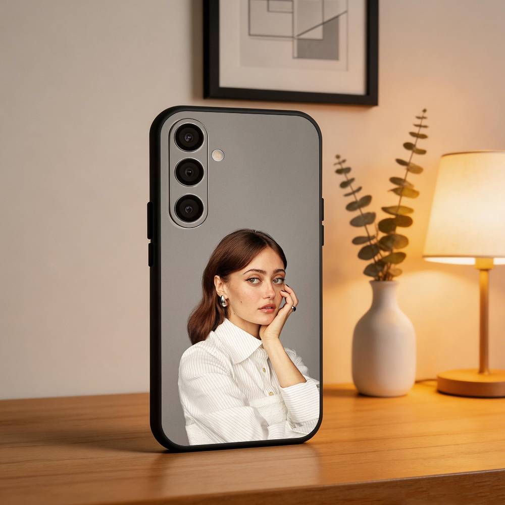 Actor E-Ella P-Purnell Phone Case For Samsung  A73,72,71,A52,51,40,41,A22,A32,31,A13, Soft Black Shell