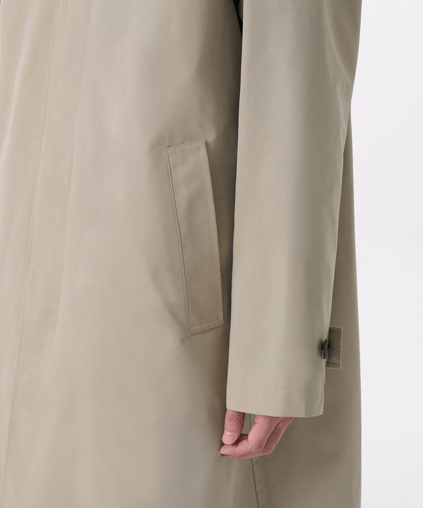 Musinsa Standard Oversized Balmacaan Trench Coat [Beige]