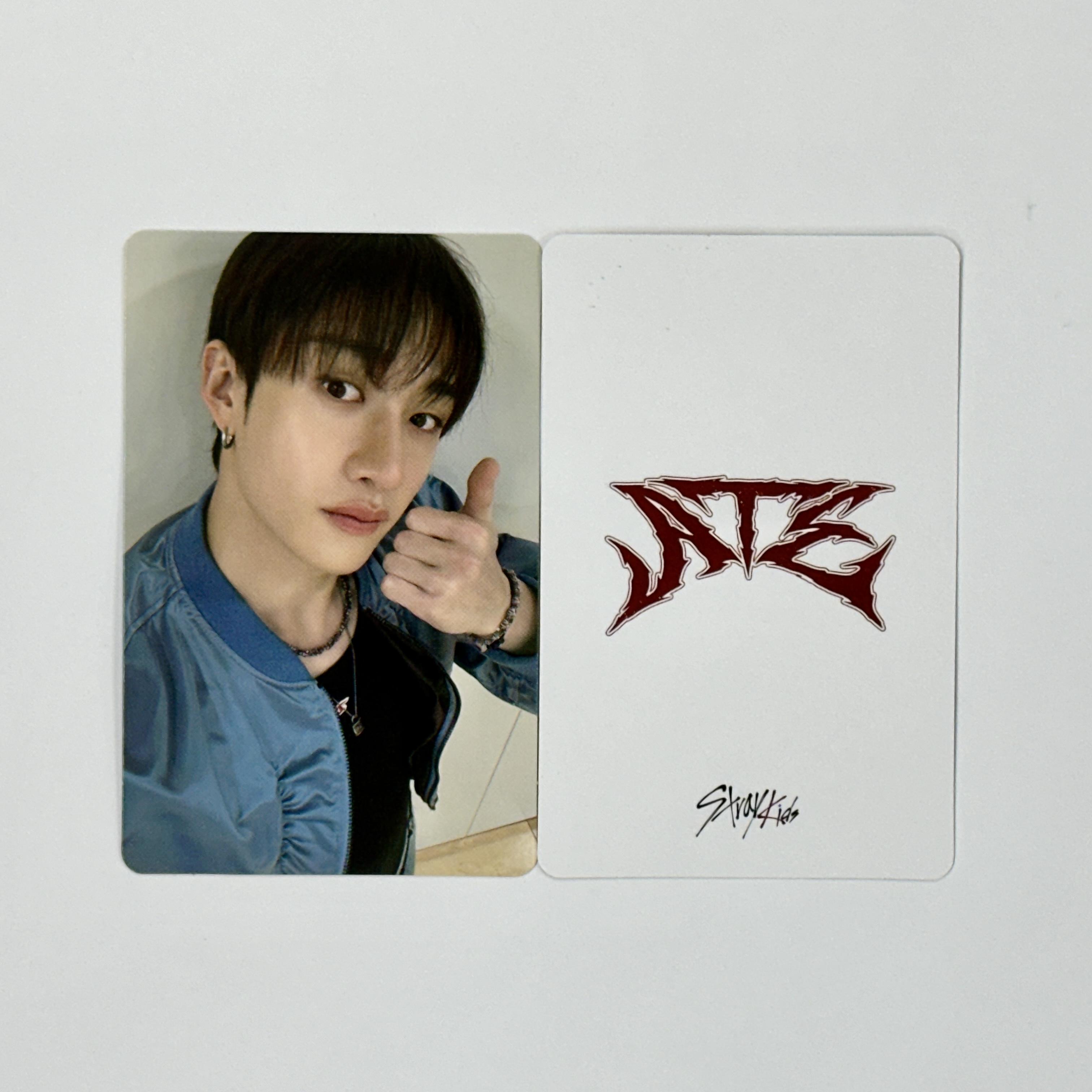 

Stray Kids ATE Альбом MUSICKOREA POB Фотокарточка Bang Chan