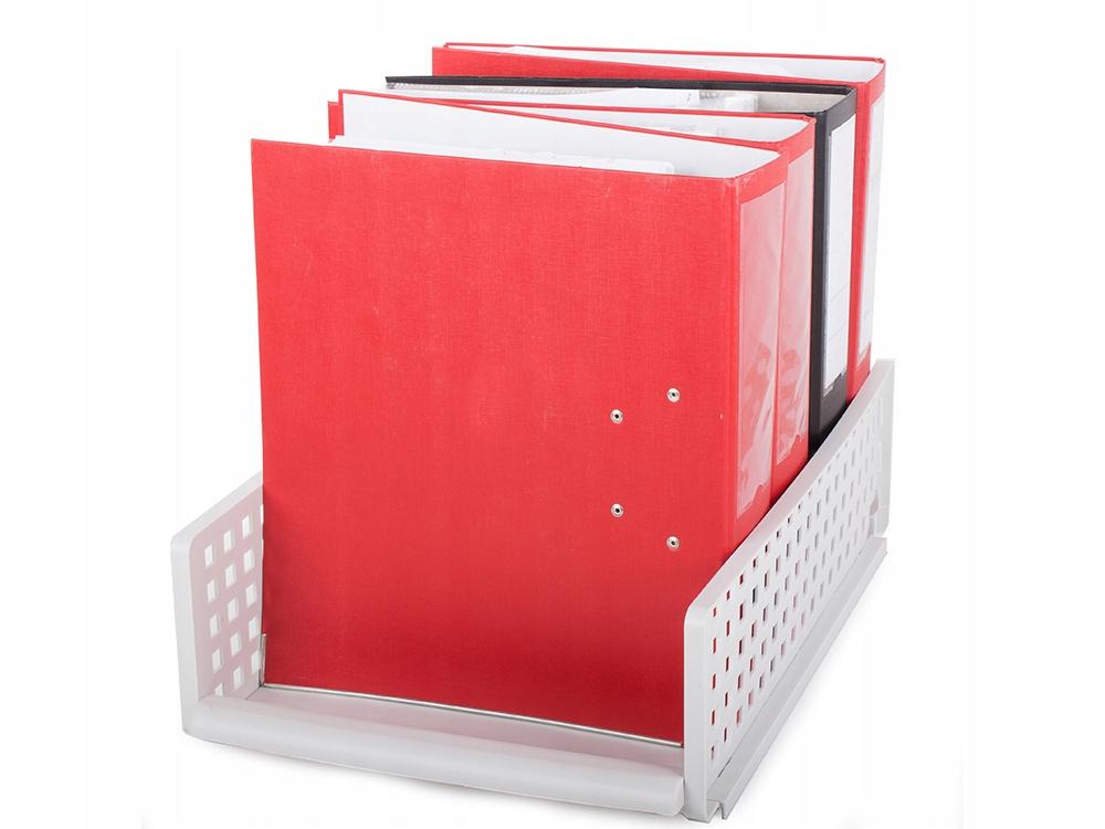 Document Organizer Office Binders Shelf Folding Toolbox White