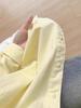 Women's Yellow Cotton Shirt Jacket: Loose Long-Sleeved, Sun Protection, Spring/Summer Commute Style