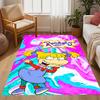 Rugrats: Playtime Chaos Themed Anti-Slip Rugs - Polyester Home Decor, Suitable for Bedrooms, Living Rooms, Doorways, Studios, and Decorations
