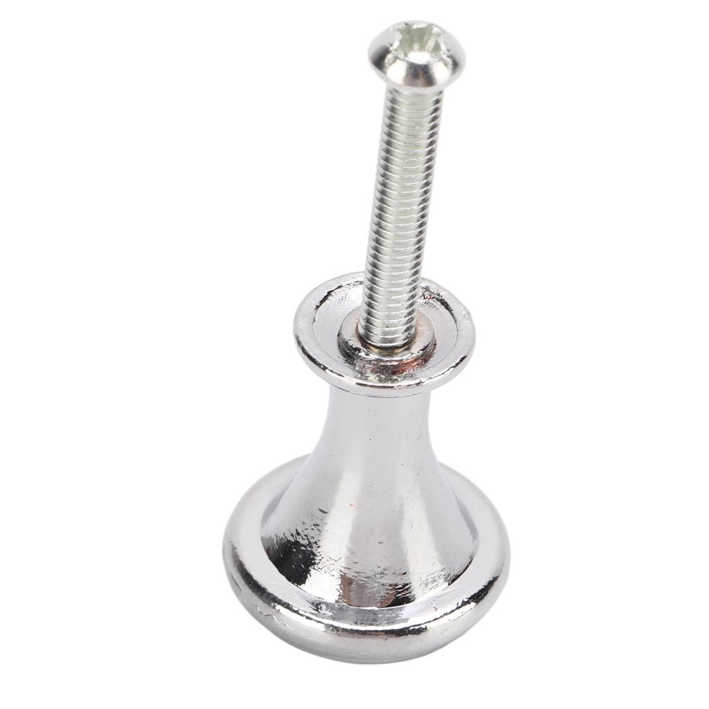 10 Sets Einzelloch-Griffe 20x25MM Ersatz Einzelloch Schubladen-Schrank Runde Griff-Dekoration