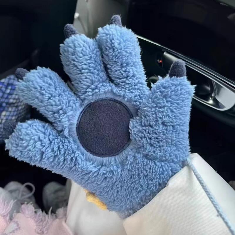 

Winter Women s Skiing Gloves Cold Resistant Plush Warm Sports Riding Gloves Anti Slip Touch Screen Motorcycle Wool Warm Gloves синий