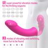 Trägerloser Strapon-Dildo-Vibrator für Paare Strapon für Lesiban Drahtlose Fernbedienung Doppelkopf-Vibrator Sexspielzeug für Erwachsene