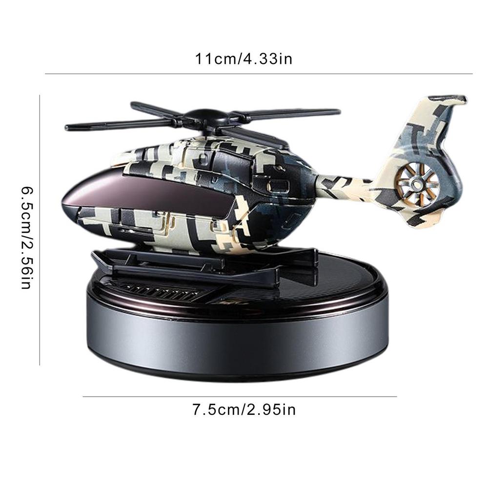 Samochodowy dyfuzor do perfum na energię słoneczną śmigłowiec helikopter zapach ozdoba odświeżacz powietrza do samochodu dyfuzor zapachowy dezodorant samochodowy